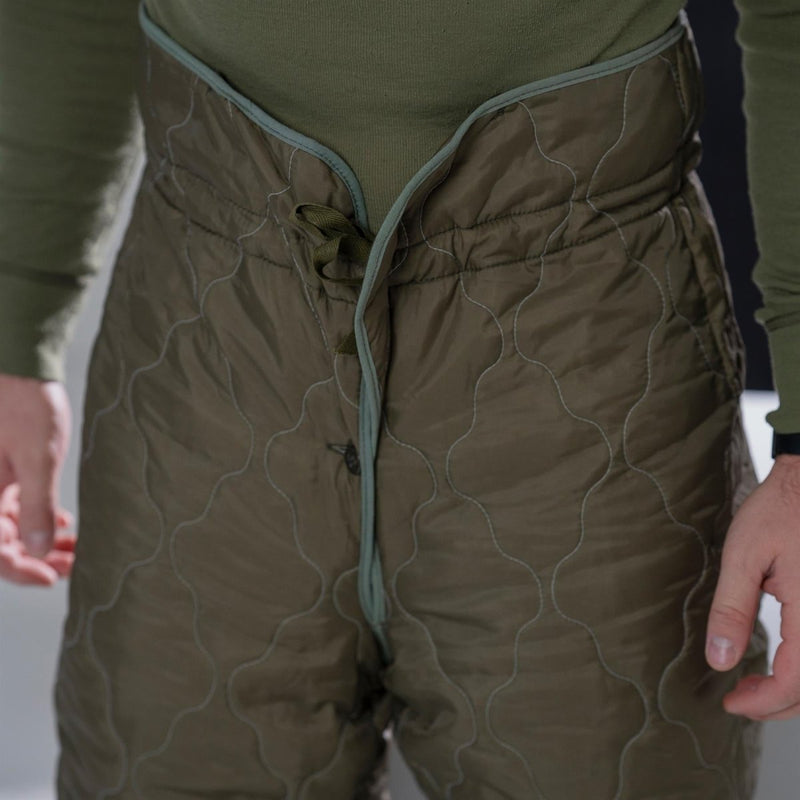 Pantaloni dell'esercito ceco autentico M85 rivestimento più caldo pantaloni termici leggings fodera nuovo