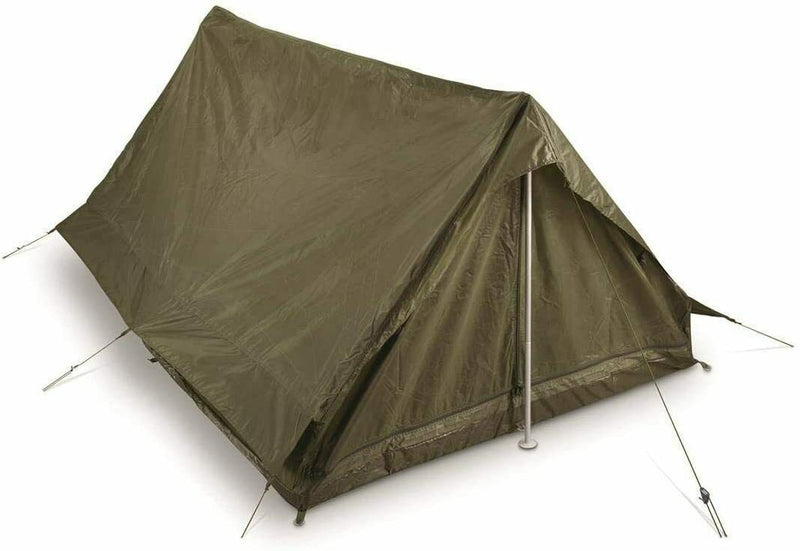 Vero esercito francese f1/f2 tenda a 2 persone beige oliva france surplus militare nuovo