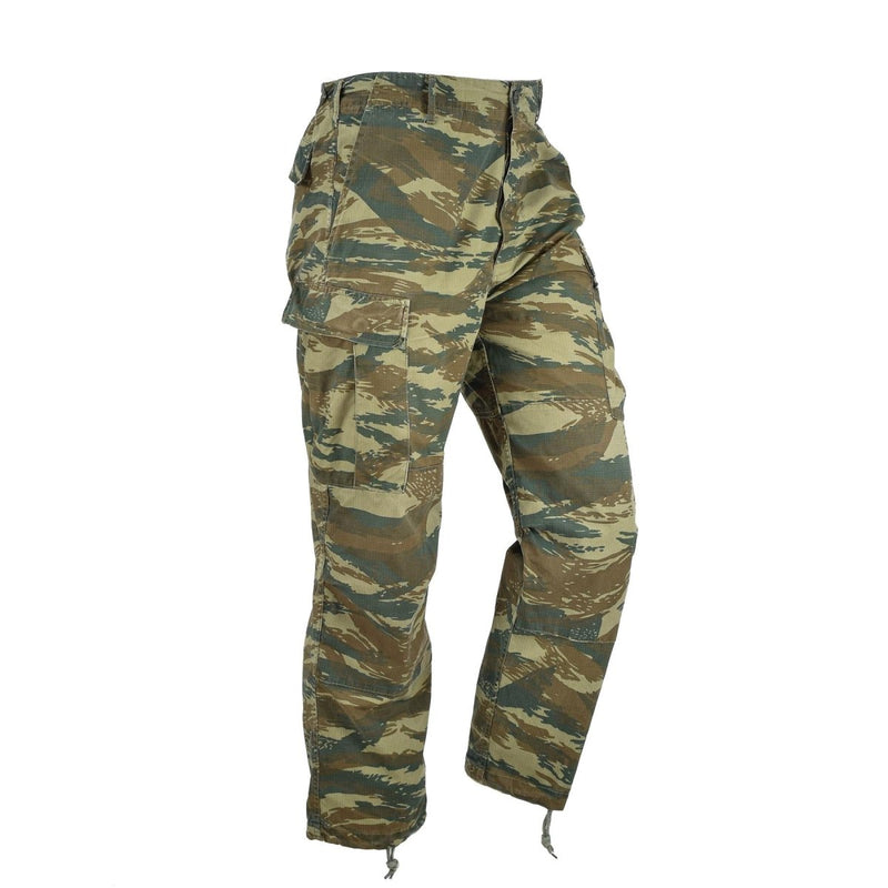 Araccello greco Greco Pants BDU Lucertola Camo Ripstop Grecia Strumento militare