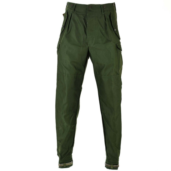 Pantaloni dell'esercito svedese autentici M59 pantaloni da combattimento verde militare