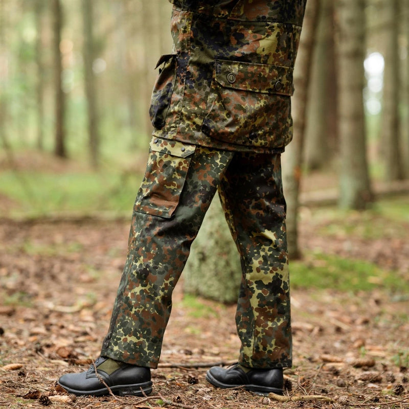 Pantaloni da carico in stile militare tedesco Flecktarn Camo Combat Army Acu pantaloni