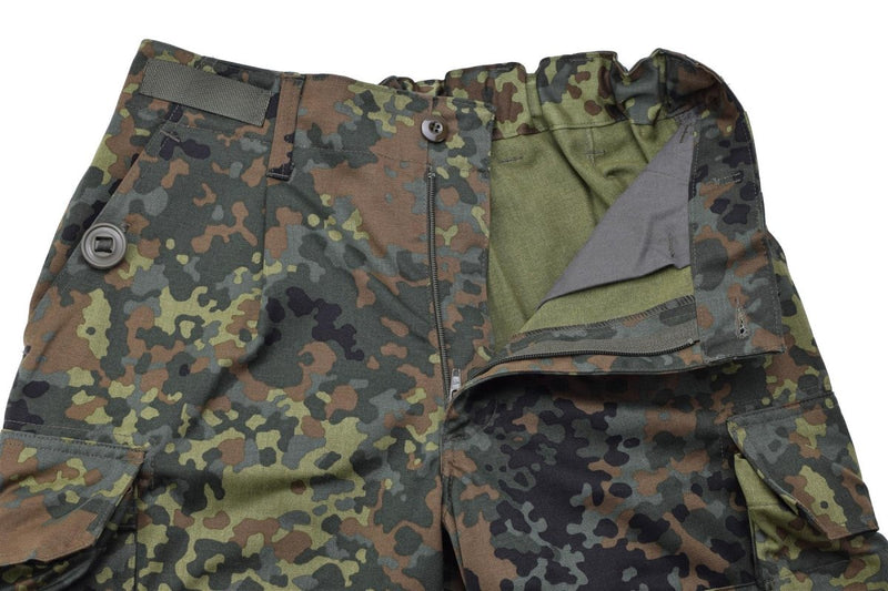 Leo Kohler KBS Flecktarn Camo Tactical Pants ha rinforzato i pantaloni per le truppe da combattimento