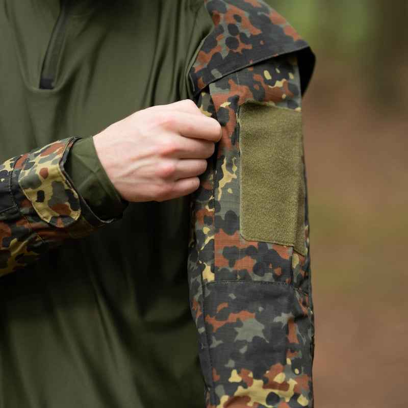 Marchio mfh camicie in stile militare statunitense flecktarn camo da combattimento tattico nuovo