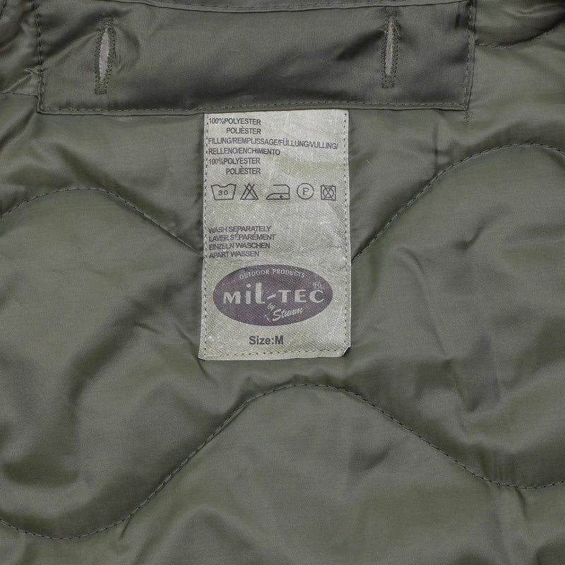 Mil-TEC PARKA M65 Giacca in stile esercito USA STACHIBILE THERMO LINER HIDDEN CHOOD OD