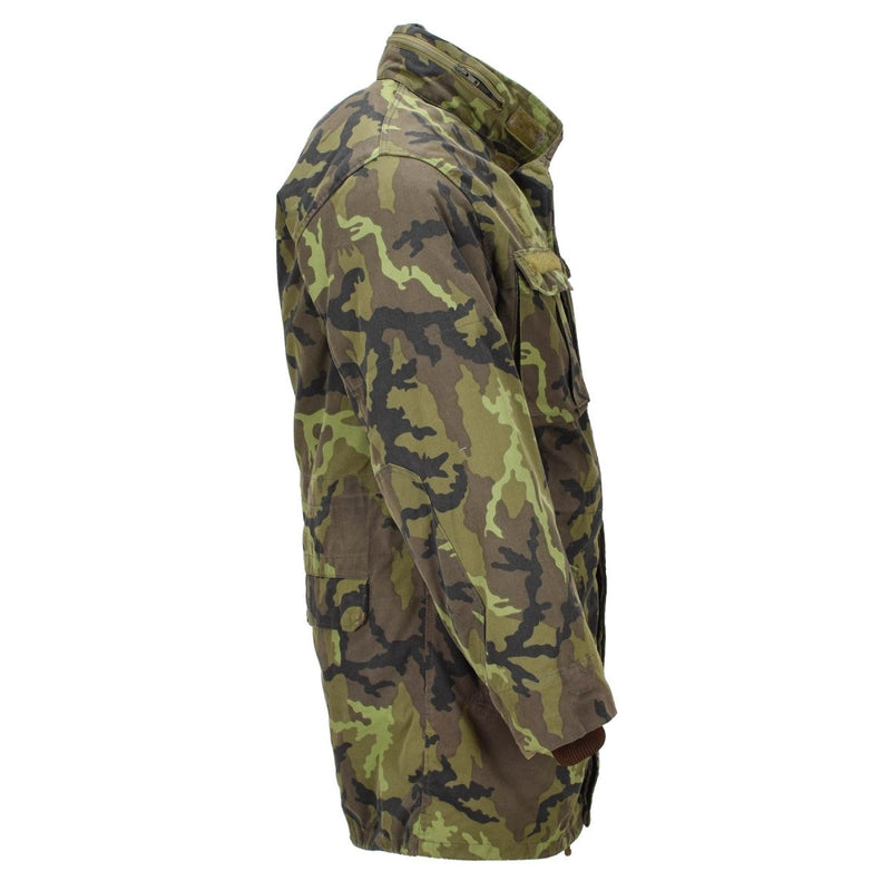 Giacca in stile parka militare ceco originale Linning Fux Fur M95 Camouflage