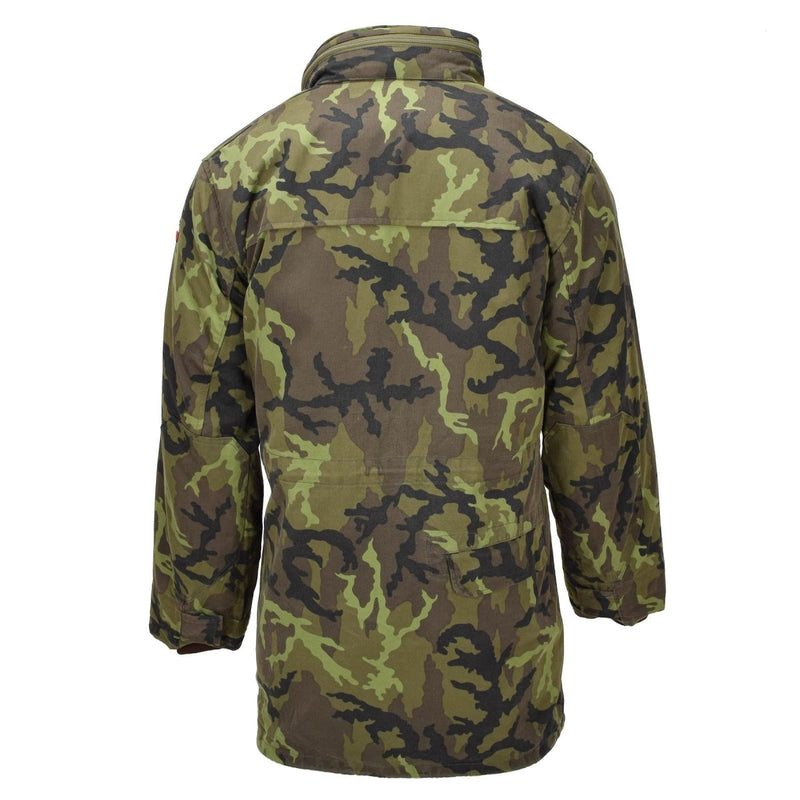 Giacca in stile parka militare ceco originale Linning Fux Fur M95 Camouflage