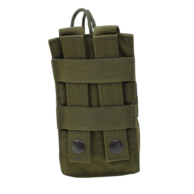 Casca radiofonica militare British GPS originale MOLLE BASS NYLON BASSO FOCHIO OLIVE