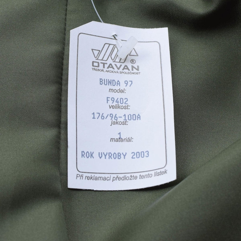 Original Ceca Army Blouson Field Trugs Caspetta di oliva militare Casualmente Nuova