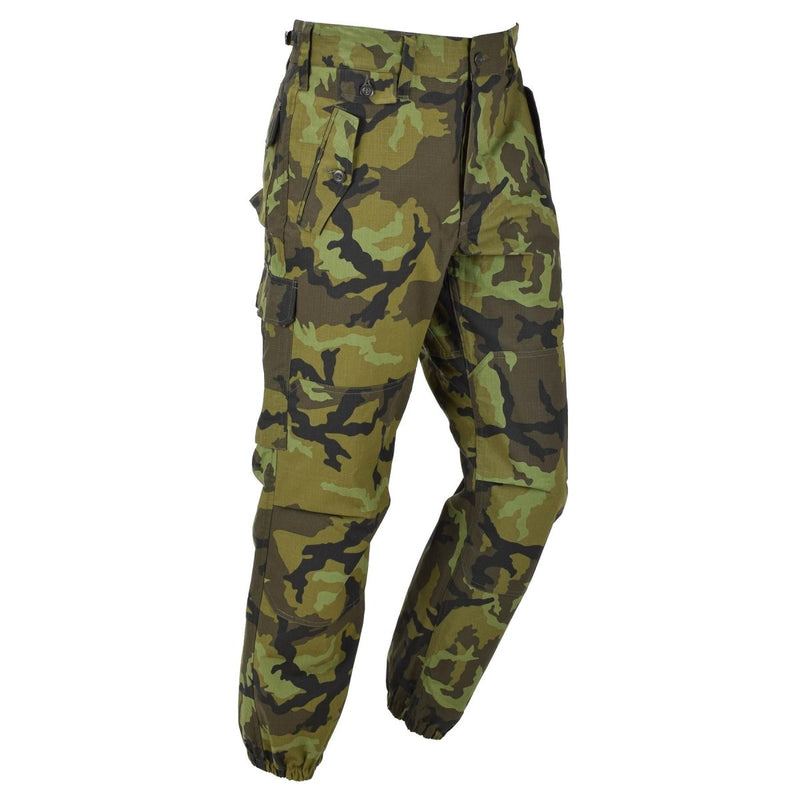 Pantaloni di campo militari cechi originali M95 Ripstop Grandi tasche VIZOR 95 CAMO