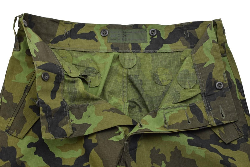 Pantaloni di campo militari cechi originali M95 Ripstop Grandi tasche VIZOR 95 CAMO