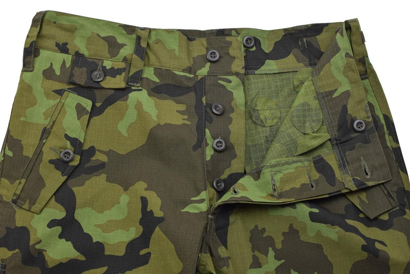 Pantaloni di campo militari cechi originali M95 Ripstop Grandi tasche VIZOR 95 CAMO