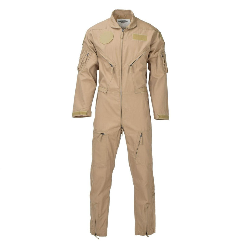 Pilota dell'esercito olandese originale Copertina di tuta aeronautica Khaki Aramide di tuta Aramid Nuovo