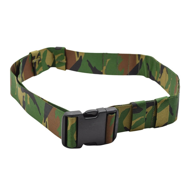 Original Dutch military camo DPM tactical belt adjustable plastic buckle max length 130cm one size