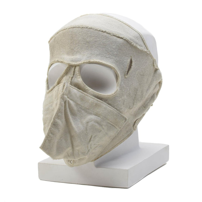 Maschera militare olandese originale Resistenza alla fiamma della fiamma Aramide Bianco freddo bianco