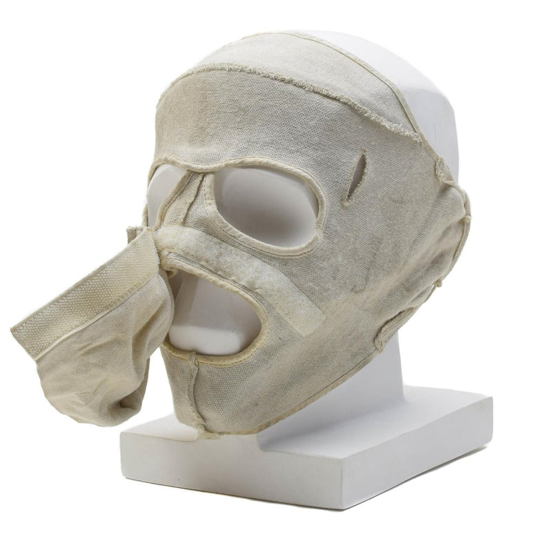 Maschera militare olandese originale Resistenza alla fiamma della fiamma Aramide Bianco freddo bianco