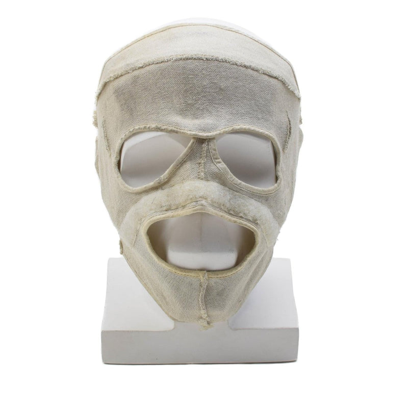 Maschera militare olandese originale Resistenza alla fiamma della fiamma Aramide Bianco freddo bianco