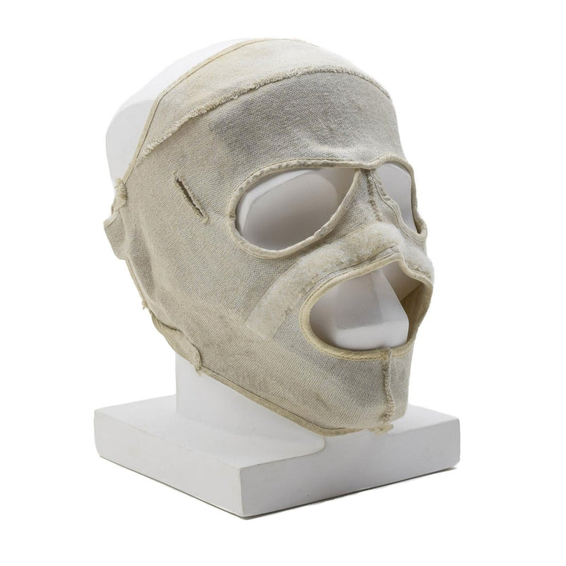 Maschera militare olandese originale Resistenza alla fiamma della fiamma Aramide Bianco freddo bianco