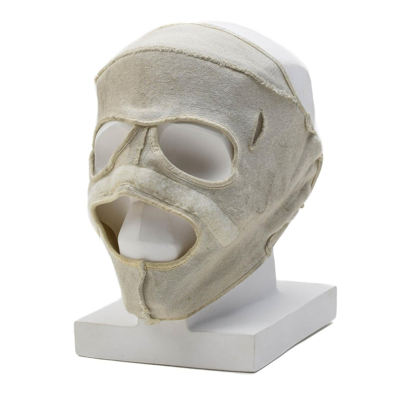 Maschera militare olandese originale Resistenza alla fiamma della fiamma Aramide Bianco freddo bianco