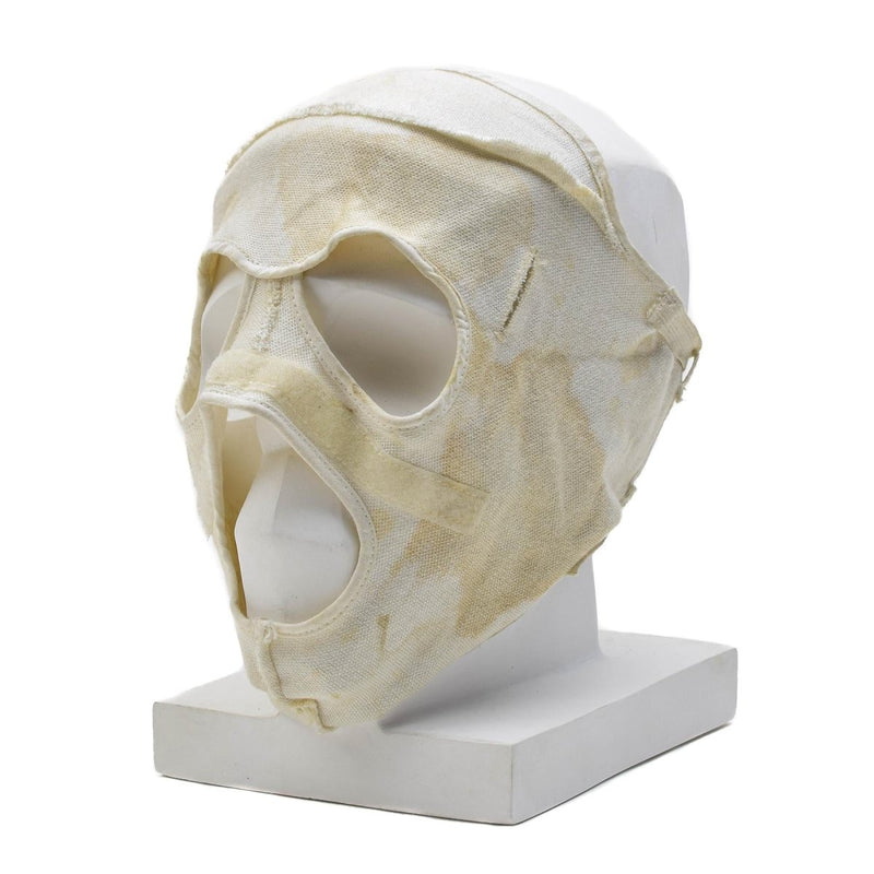 Maschera militare olandese originale Resistenza alla fiamma della fiamma Aramide Bianco freddo bianco