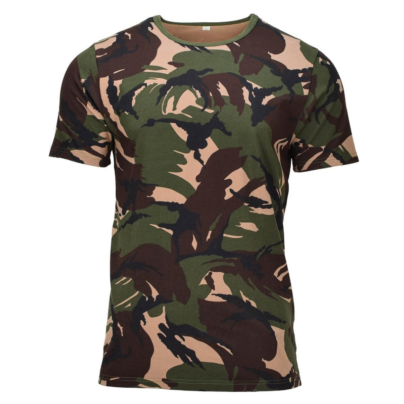 Maglietta militare olandese originale Leggero maniche corte di bosco camuffi