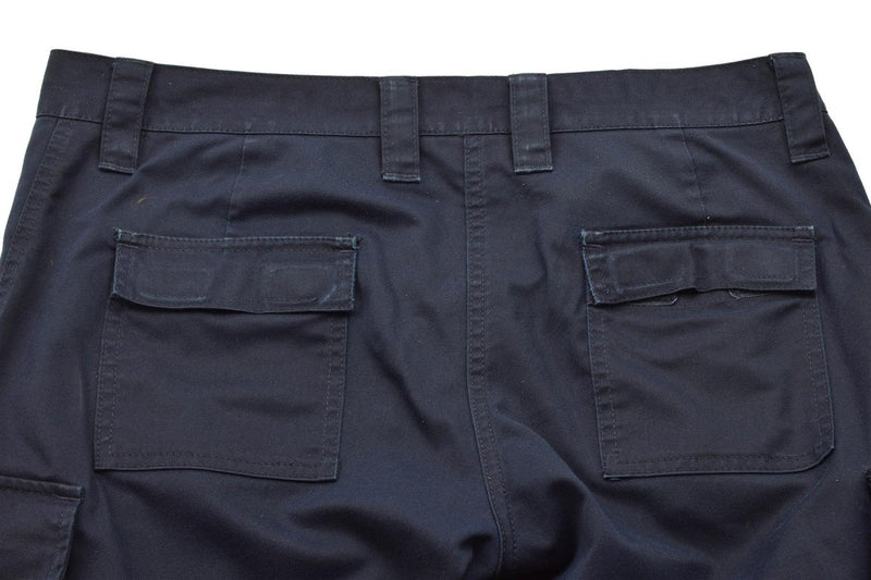 Pants di lavoro militare olandese originali Donne Rinforzate le ginocchia di carico blu blu