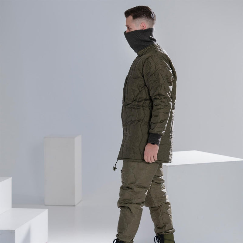 Giacca da campo dell'esercito tedesco originale parka trapunta di rivestimento militare inverno nuovo inverno