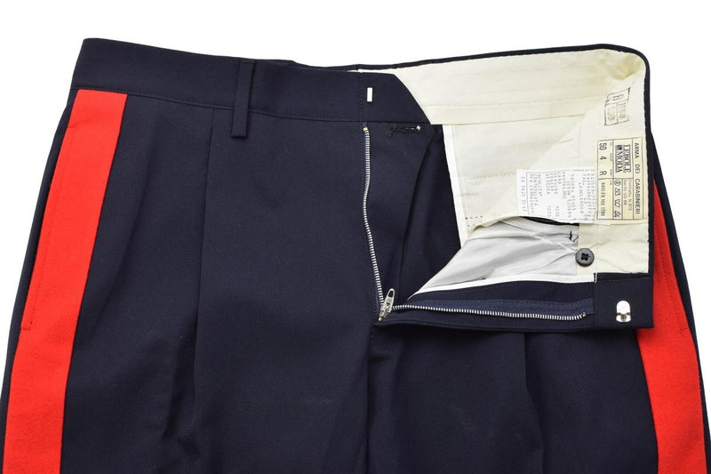 Originale Italia dell'esercito italiano Arma Dei Carabinieri Pants Blue Dress Cantaloni Nuovi