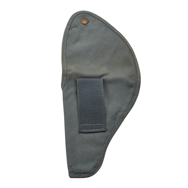 Originale Italia Italiano Pistola Fondina Snap Button Dureble Canvas Grey