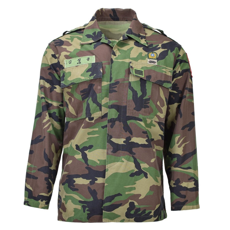 Camicie tattiche militari sudcoreane originali M90 MAMO CAMO WOODLAND