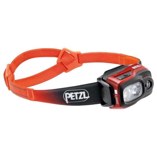 PETZL SWIFT RL Testa della testa 1100 Arancia resistente all'acqua ricaricabile del lume