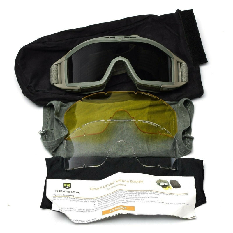 Revisione Desert Locust Goggles Emissione militare balistica Apel Eyewear Fogliame