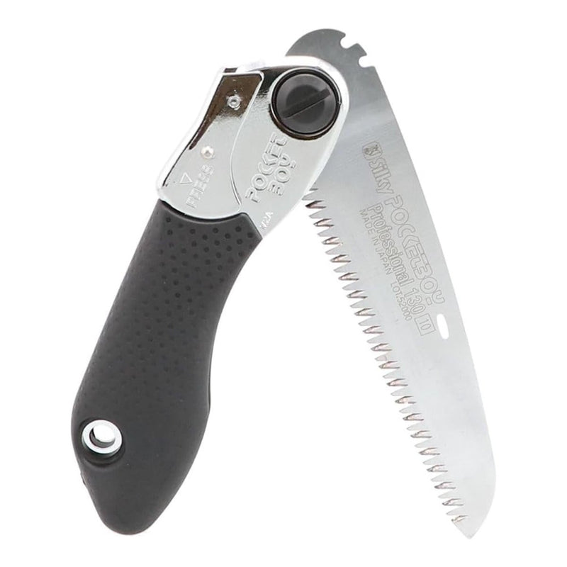 Silky PocketBoy 130-10 Compact Folding Saw Bushcraft in acciaio inossidabile in acciaio