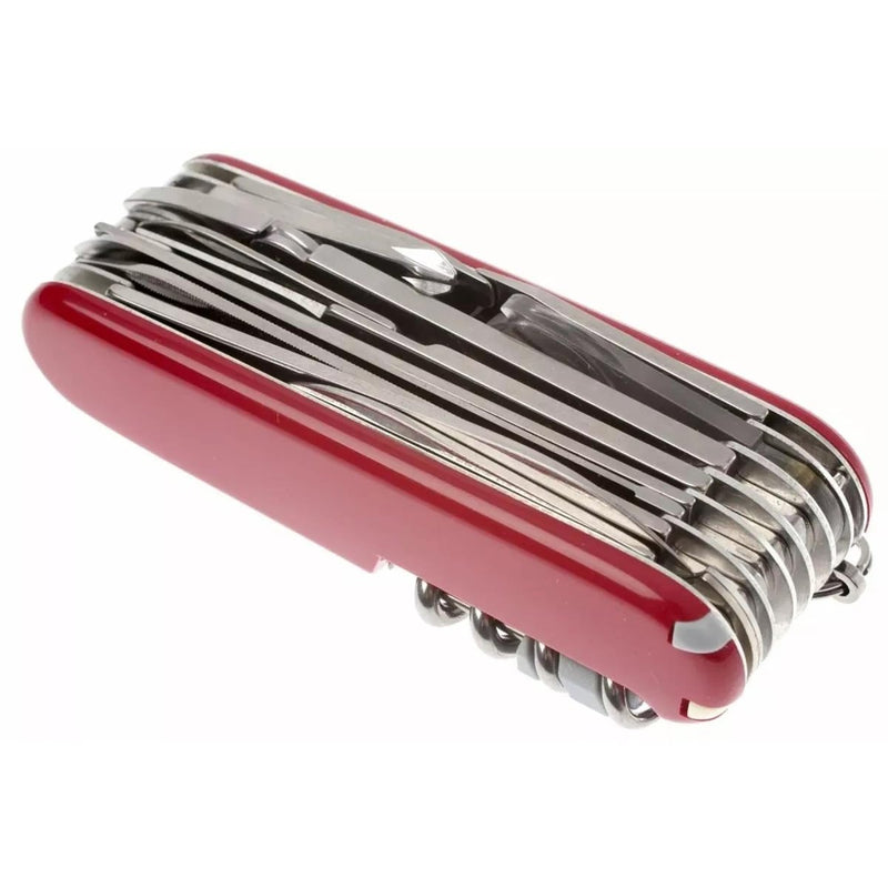 Victorinox Swiss Champ Multi Tool Knife 33 Funzioni in acciaio inossidabile manico rosso