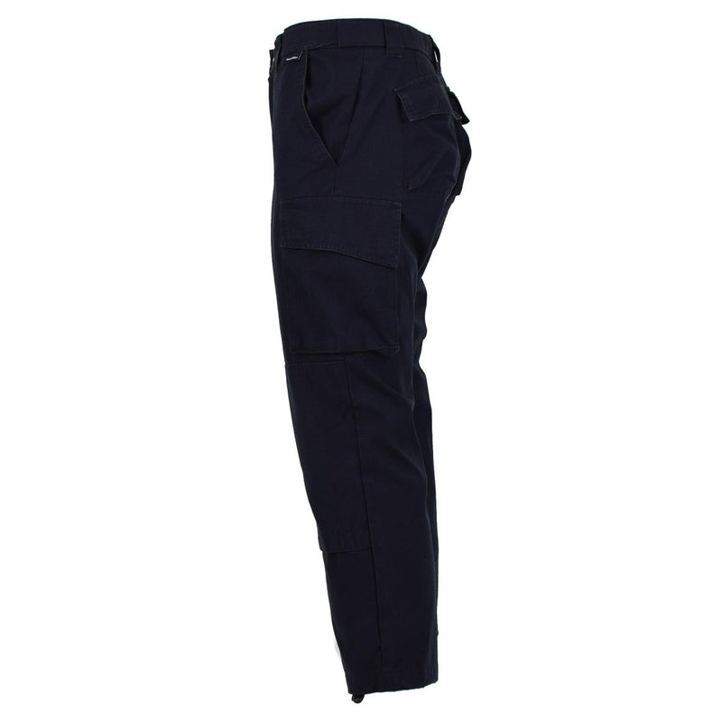 Genuine British police ripstop pants blue trousers surplus