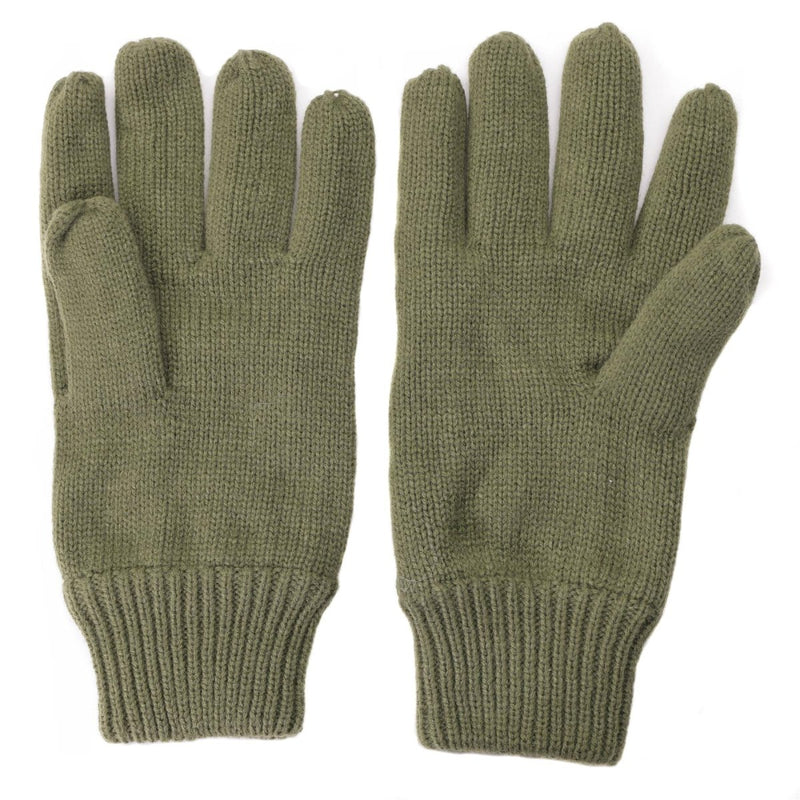 Mil-Tec Gloves Men Warm Knitted lining Olive OD Winter tactical gear