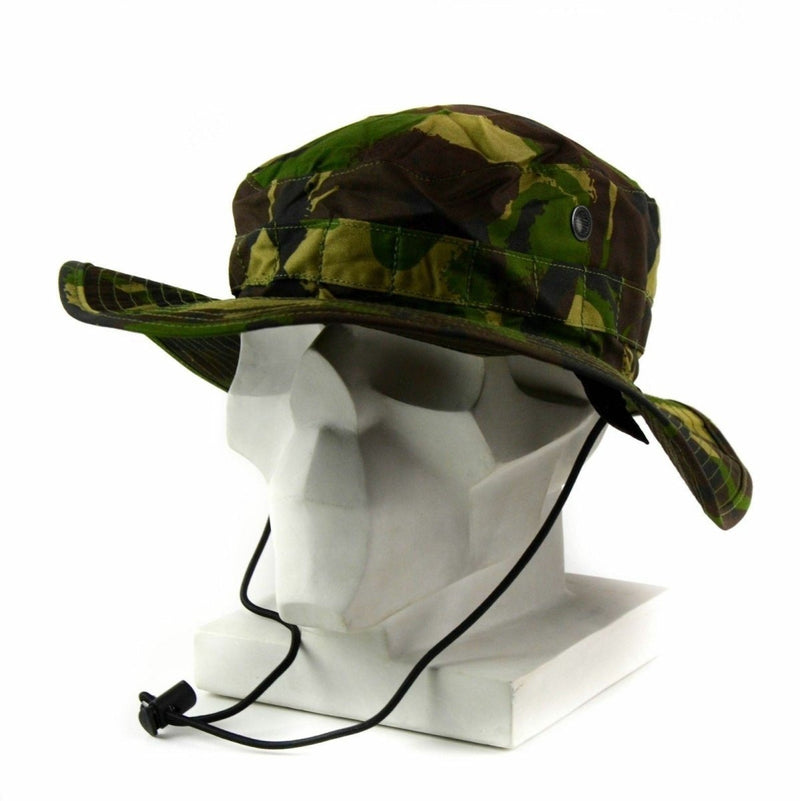 Original British Army boonie cap Sun Bush Hat woodland camouflage combat DPM lightweight