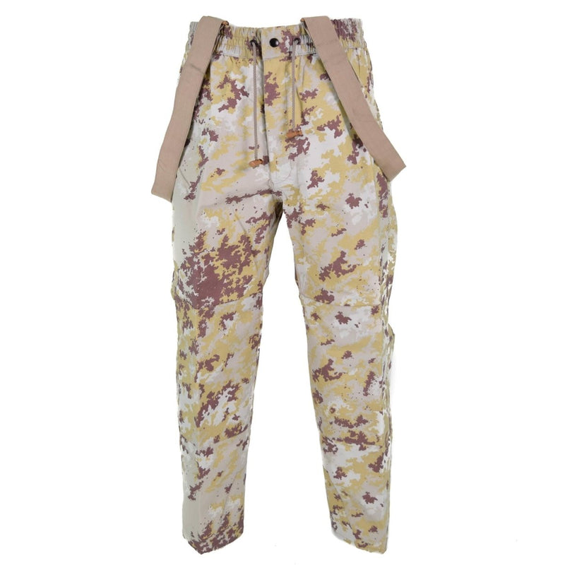 Italian air forces pants overall Bib Brace Vegetata desert camo