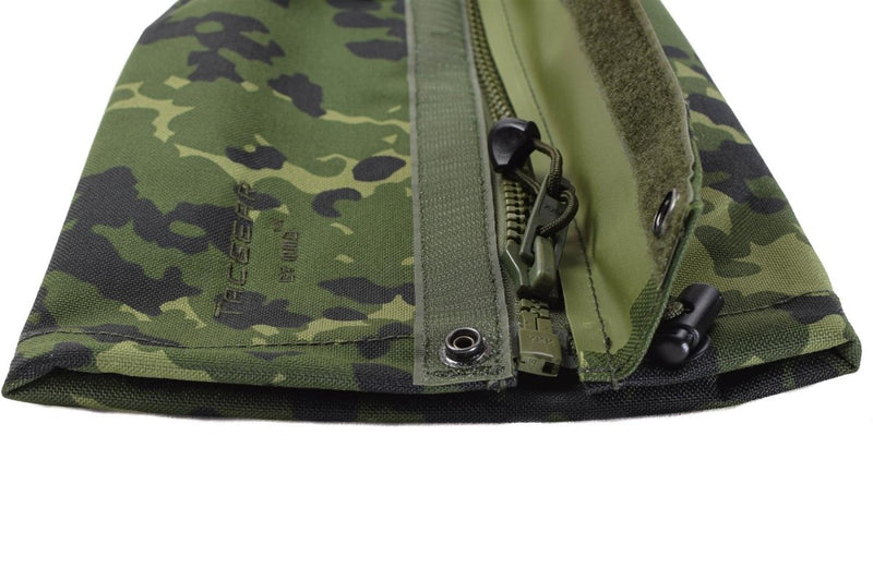 TACGEAR brand leg gaiters Danish M84 camo pattern waterproof metal hooks YKK zipper metal hooks